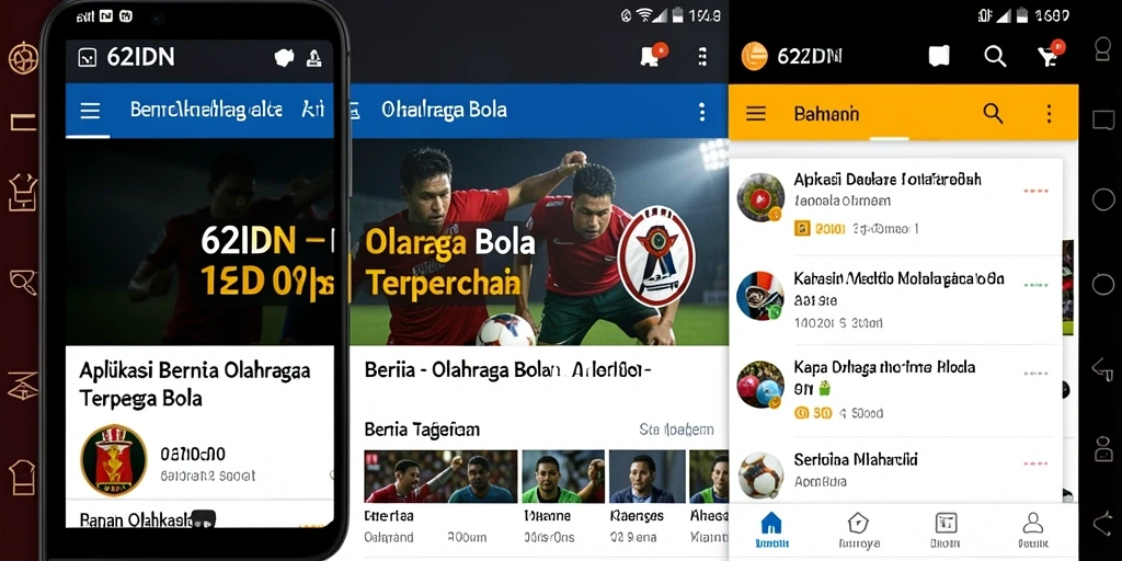 Tampilan antarmuka aplikasi 62IDN yang informatif dan menarik.