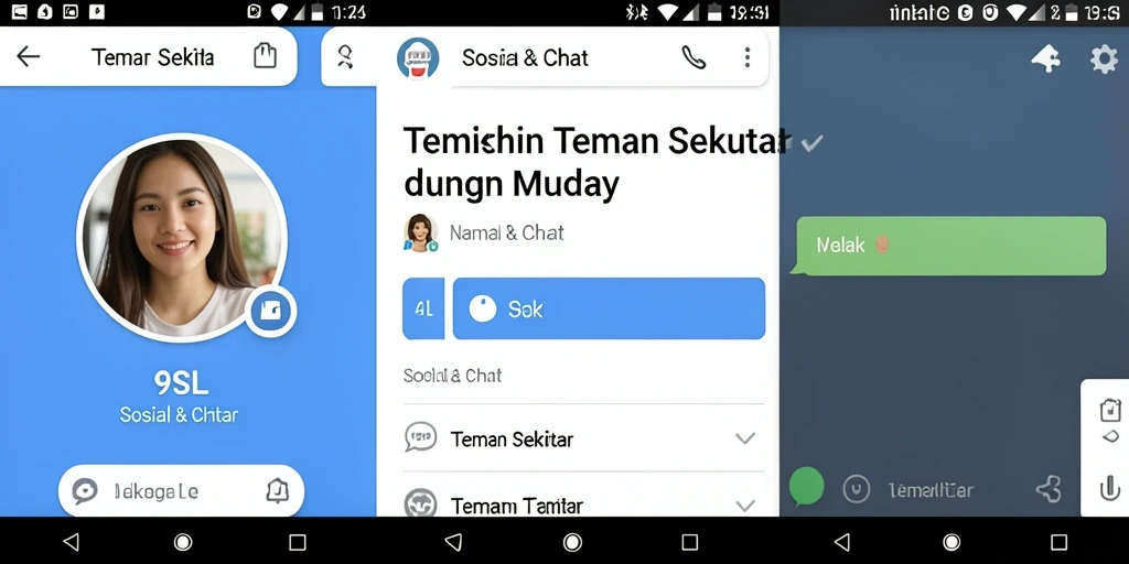 Tampilan antarmuka pengguna <strong>9SL</strong> yang menarik dan responsif.