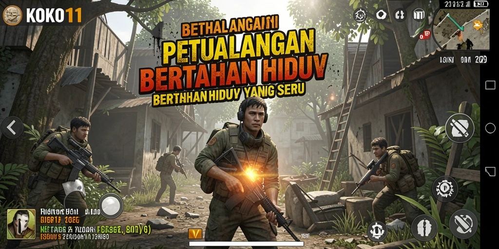 Antarmuka permainan KOKO11 yang menarik dan mudah digunakan.