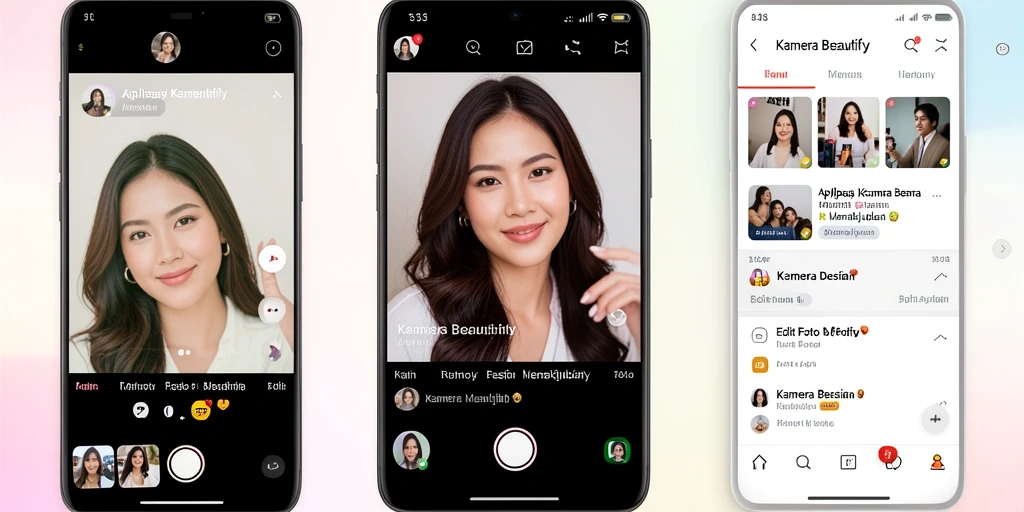 Antarmuka S13 menampilkan fitur Kamera Beautify yang memukau.